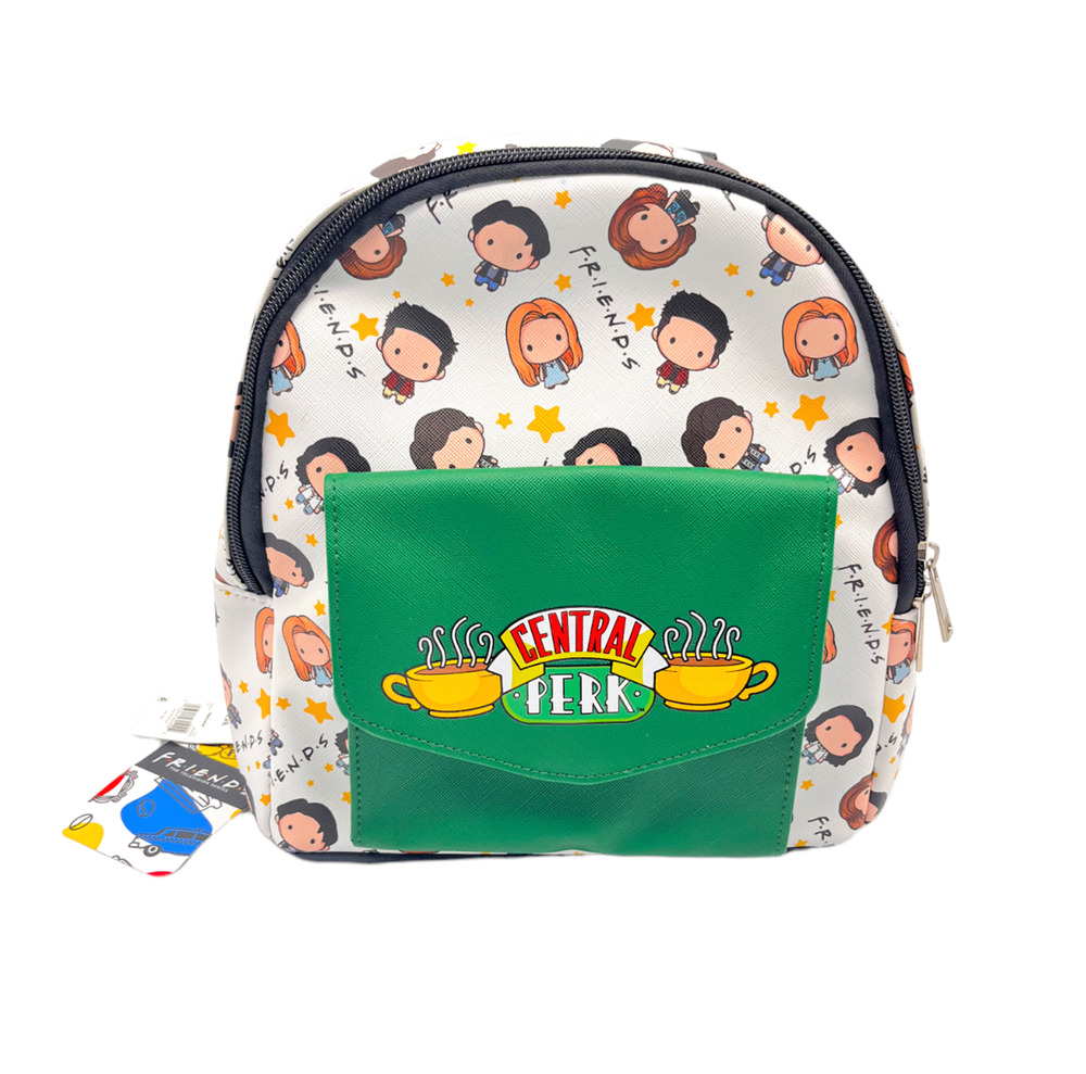 FRIENDS TV SHOW CENTRAL PERK 11" Mini-Backpack Faux Leather Warner Bros. NWT